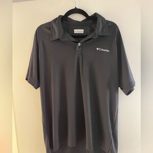Men’s Columbia black polo